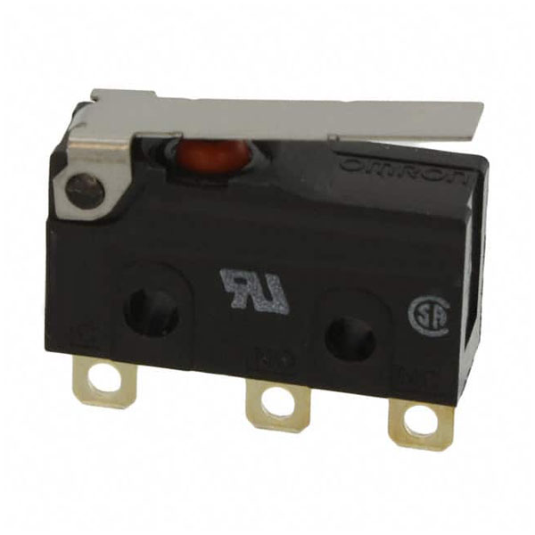 Omron D2SW-3L1D Microswitch Subminiature IP67 SPDT Solder Terminals