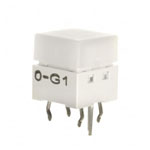 Omron B3W-9000-HG1N Switch Bright Green LED White Cap