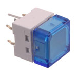 Omron B3WZ0018E Keypad Switch SPST Sw Blue LED Blue Cap