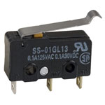 Omron SS-01GL13 Snap Acting Limit Switch SPDT Momentary 0.1A