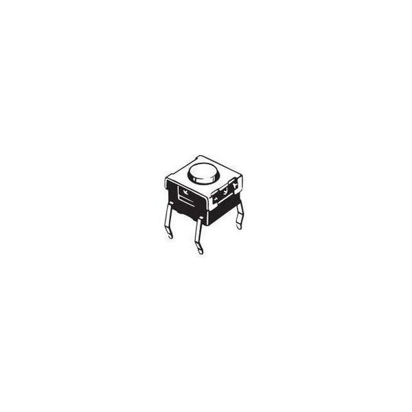 Omron Tactile Switch B3W-1022 SPST-NO 260gf PCB Thru-Hole Square B...