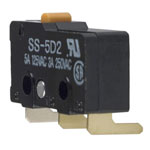 Omron SS-5D2 Subminiature Basic Switch SPDT 0.1A 125VAC Pin Plunger