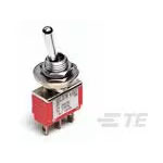 TE Connectivity A201SYZQ04 Toggle Switch DP ON-ON Long Bat Lug Toggle