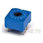 TE Connectivity DRD16RAE04 Coded Rotary Switch Flush DIP