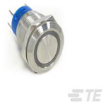 TE Connectivity AV1911E612Q04 AV19 Pushbutton LED Green 12V 3A
