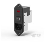 TE Connectivity PM0S0SS3A AC Power Entry Module 3A Single Fuse Vertical