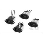 TE Connectivity 6EF1F Power Entry Module 6A IEC-1/4 FASTON Flange