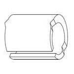 TE Connectivity STB01-BLANK-2 STB Connector Female Unshrouded Blank