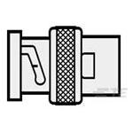 TE Connectivity RBD-50-S-00 RF Connector Coaxial Female Unshrouded 50 Ohm