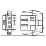TE Connectivity 1-640518-0 Pin & Socket Connector Unshrouded Male 3Ckt Plug