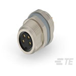 TE Connectivity T4031017041-000 M8 F Conn Rear 4 Positions Straight Unshrouded