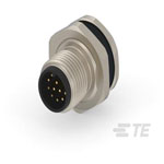 TE Connectivity T4171030012-001 M12 Male 12P Rear Mount 0.2M Wire