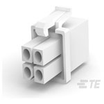 TE Connectivity 794805-1 Rectangular Power Connector 4Contacts Female Shrouded