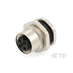 TE Connectivity T4131412051-000 M12 Female Connector Rear Mount 5P Unshrouded