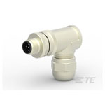 TE Connectivity T4113012051-000 M12 Circular Connector Male 5P Gold Right Angle