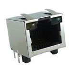 Amphenol RJHSE7361 Modular Jack 6P6C R/A Shielded Ethernet Conn Female