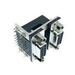 Amphenol L17H2442120 DSub Female Stacked Connector 15P Right Angle