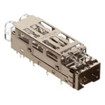 Amphenol U77A261M2081 SFP+ Cage 1x2 Metal Spring Fingers Unshrouded