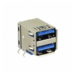 Amphenol GSB4112312HR USB Connectors USB3.1 A Male R/A DIP Shrouded