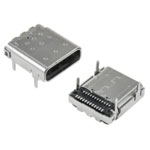 Amphenol Industrial 12401598E4#2A USB3.2 GEN2 TypeC Female Shrouded Dual