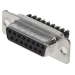 Amphenol L77DA15SST DSub Connector Female Straight 7.5A Screw Termi