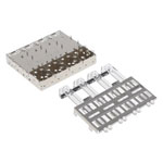 Amphenol U77-C4110-2011 I/O Connector 1X4 SFP Cage Nickel Plated Unshrouded