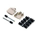 Amphenol ICC 8655MH0902BKLF DSub Metal Hood Unshrouded Housing 1 Pc