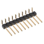 Amphenol ICC 10129379-910004BLF Header Male Right Angle Through Hole 1x10