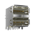 Amphenol 72309-8034BLF USB Connector Female Shrouded Type A Through Hole