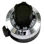 Bourns H-516-6A Rotary button Black 22.8mm x 24.8mm 1pc Control Buttons