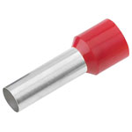 Cimco 187007 Ferrule Partially insulated Red 1 mm² 100 pcs