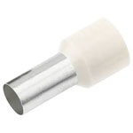 Cimco 187107 Ferrule White 0.5 mm² Partially insulated Pack of 100