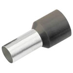 Cimco 187120 Ferrule 1.5 mm² Partially insulated Black 100 pcs Ferrules