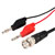 TruConnect BNC Plug to 4mm Plugs Lead 139cm