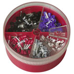 Cimco 187604 Ferrule set Partially insulated Bootlace Ferrules 1 Set