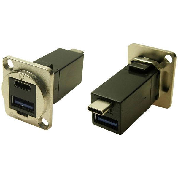 Usb Connector 1 Module Cliff CP30235M USB Connector Plug & Socket 1 pc Black | Rapid Electronics