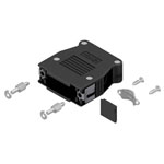 Conec 16-003260E Snaplock D-Sub Housing 15 Pins Plastic Black 90° 180° 1Pc