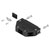 Conec 16-003280E Snaplock D-Sub Housing 37 Pins Plastic 90° 180° Black 1Pc