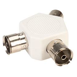 AV:Link 122.051UK Adaptor Coaxial Y Splitter