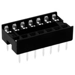 Connfly DS1009-14AT1NX-0A2 IC socket 14 pins 2.54 mm spacing 1 piece Tube