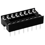 Connfly DS1009-16AT1NX-0B2 IC socket 16 pins 2.54 mm spacing tube