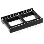 Connfly DS1009-24AT1WS-0B2 IC socket 24 pins 2.54 mm spacing tube