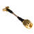 IntelliConnect C-SMAPMCXRA-RG178-300MM Cable Assembly SMA Plug to MCX R/A Plug