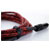 Cordial 14772 Audio Cable Red Fabric Mono Jack to Mono Jack 1.50 m Black