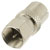 Philex 19067R F Plug To Coax Socket - Nickel