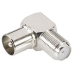 TruComponents 160671 Coax adapter Coax plug - F socket