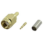 TRUCOMPONENTS 160760 SMA connector Plug, straight 50 Ω