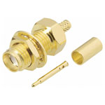 TRUCOMPONENTS 160789 SMA reverse polarity connector Socket, vertical