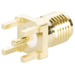 TRUCOMPONENTS 160813 SMA connector Socket, vertical vertical 50 Ω