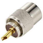 TRUCOMPONENTS 160861 UHF connector Plug, straight 50 Ω